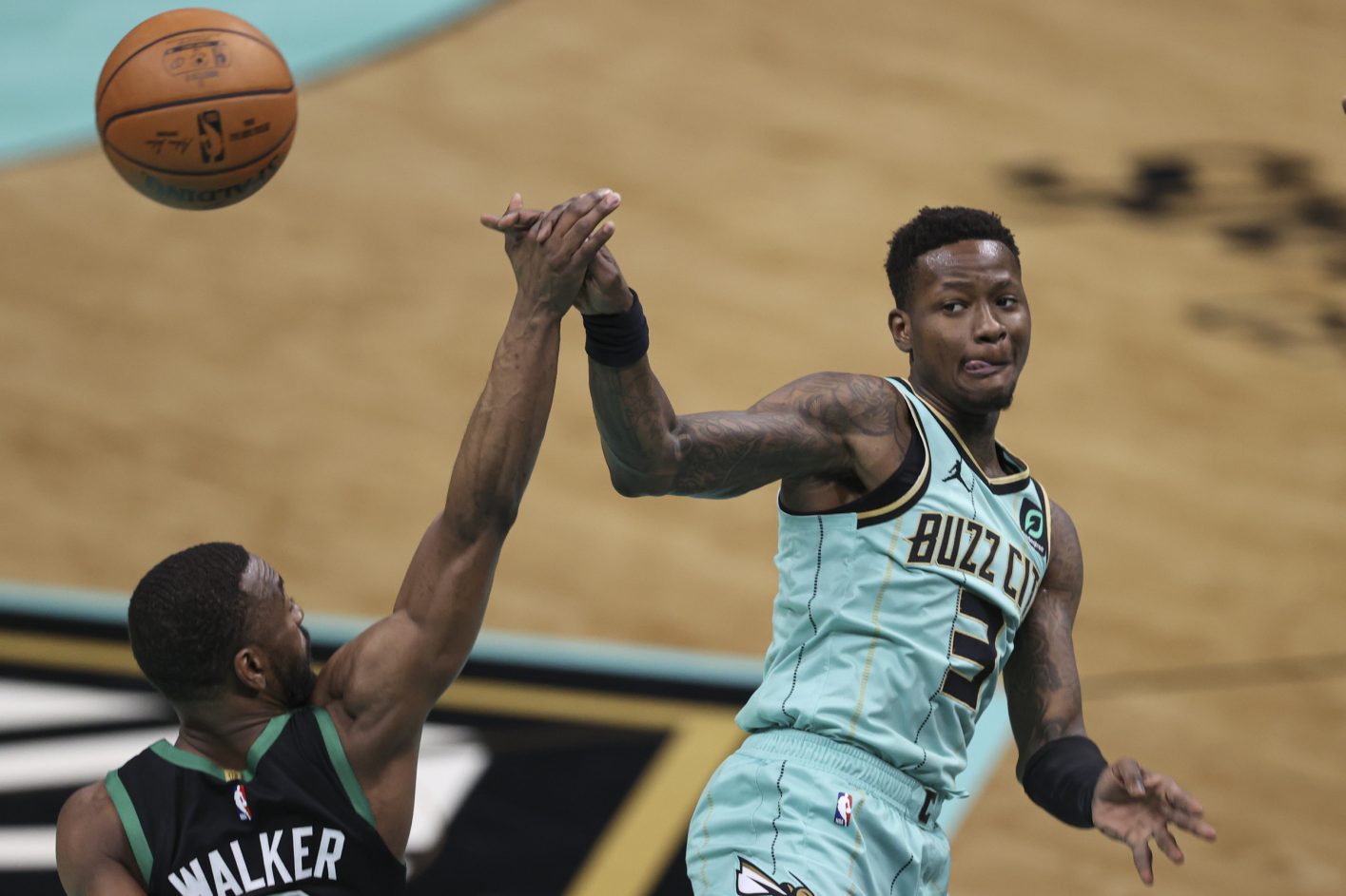 NBA: Boston Celtics at Charlotte Hornets