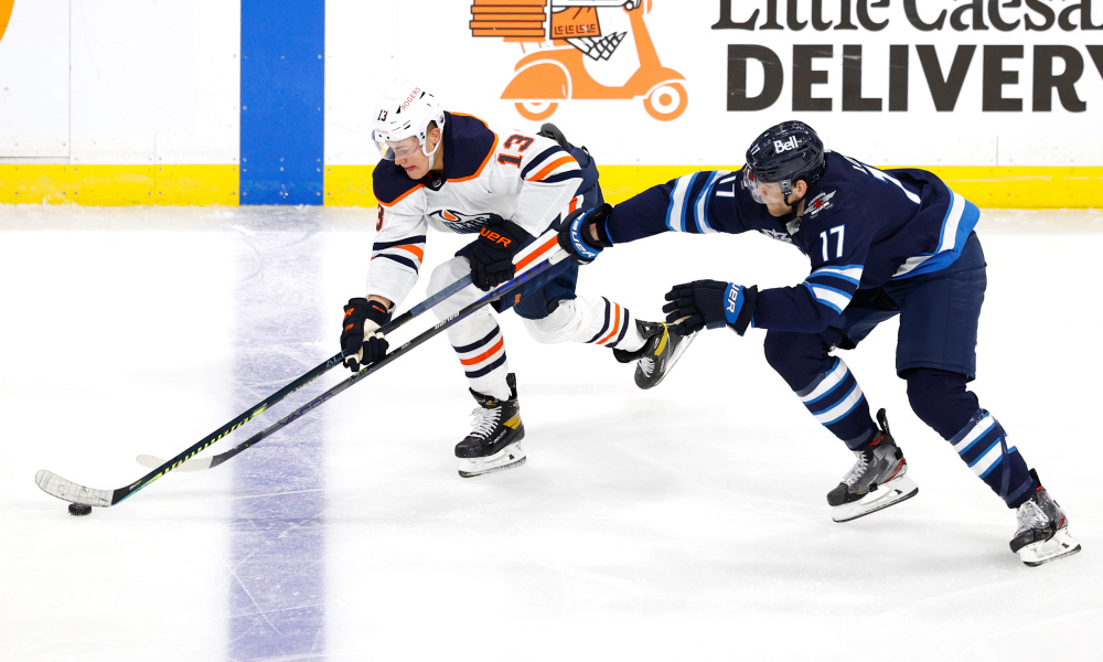 NHL: Edmonton Oilers at Winnipeg Jets