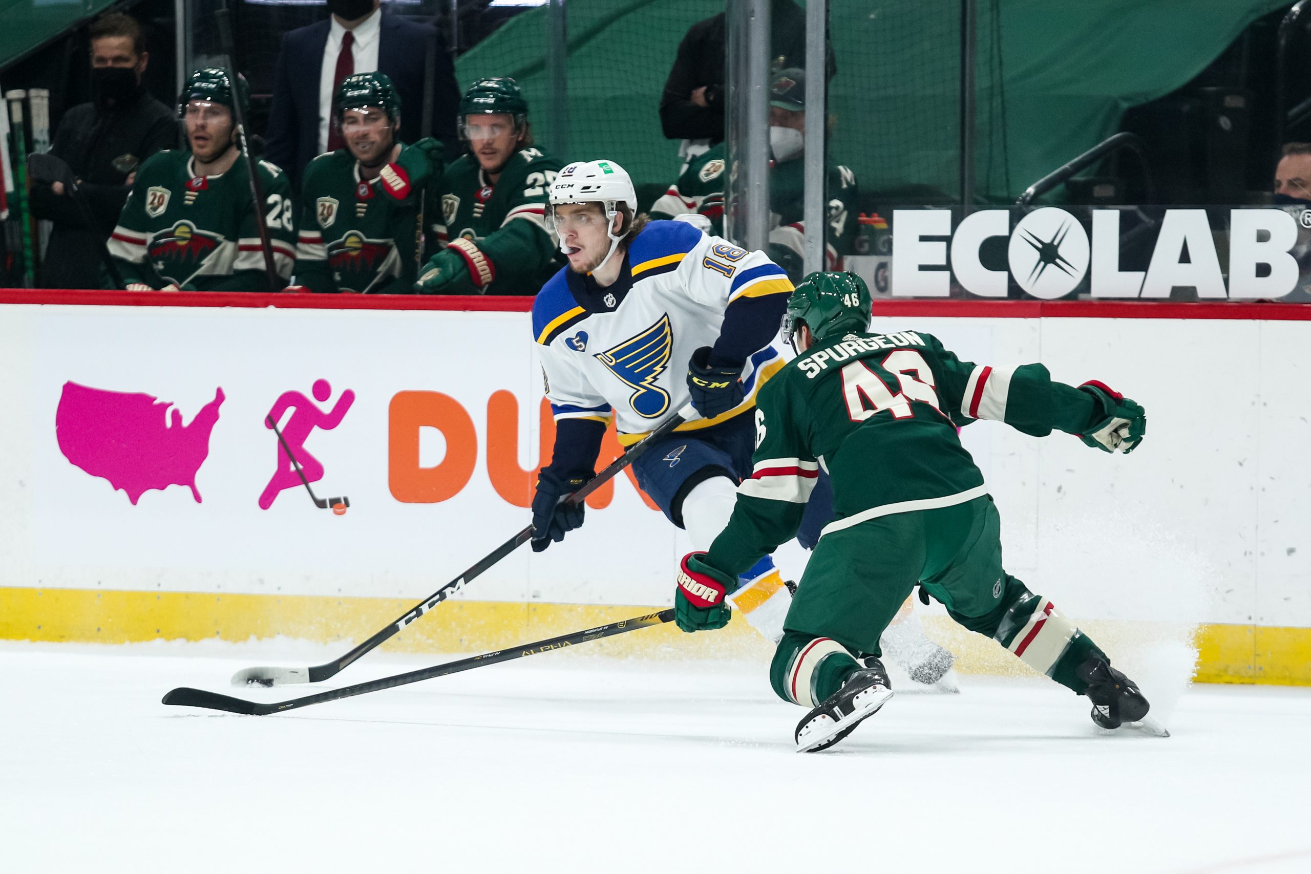 NHL: St. Louis Blues at Minnesota Wild