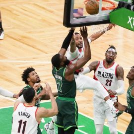NBA: Portland Trail Blazers at Boston Celtics