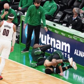 NBA: Portland Trail Blazers at Boston Celtics
