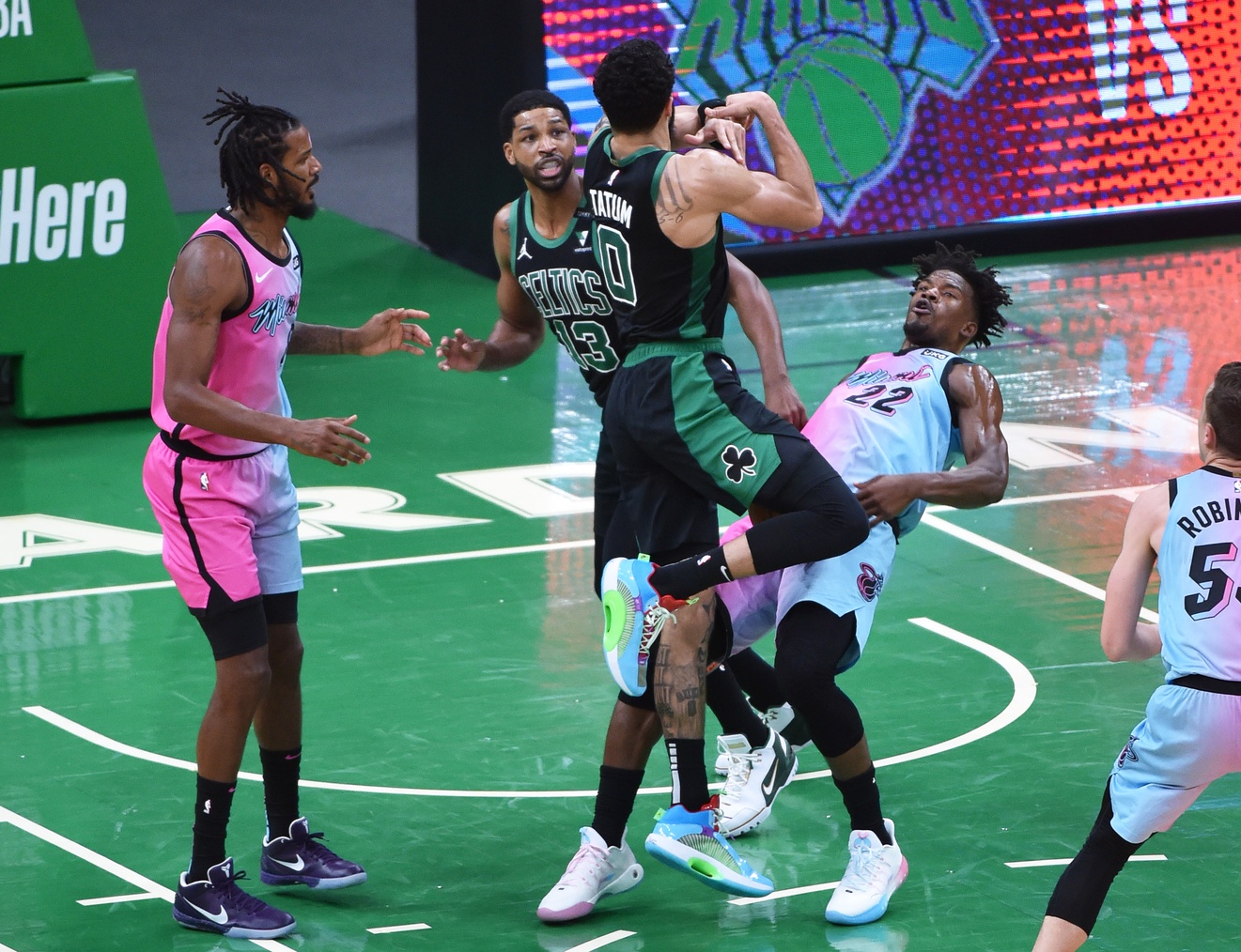 NBA: Miami Heat at Boston Celtics