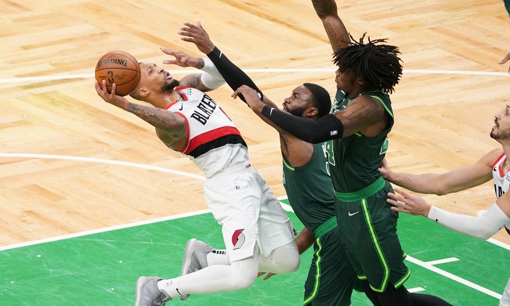 NBA: Portland Trail Blazers at Boston Celtics
