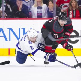 NHL: Stanley Cup Playoffs-Tampa Bay Lightning at Carolina Hurricanes
