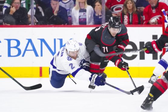NHL: Stanley Cup Playoffs-Tampa Bay Lightning at Carolina Hurricanes