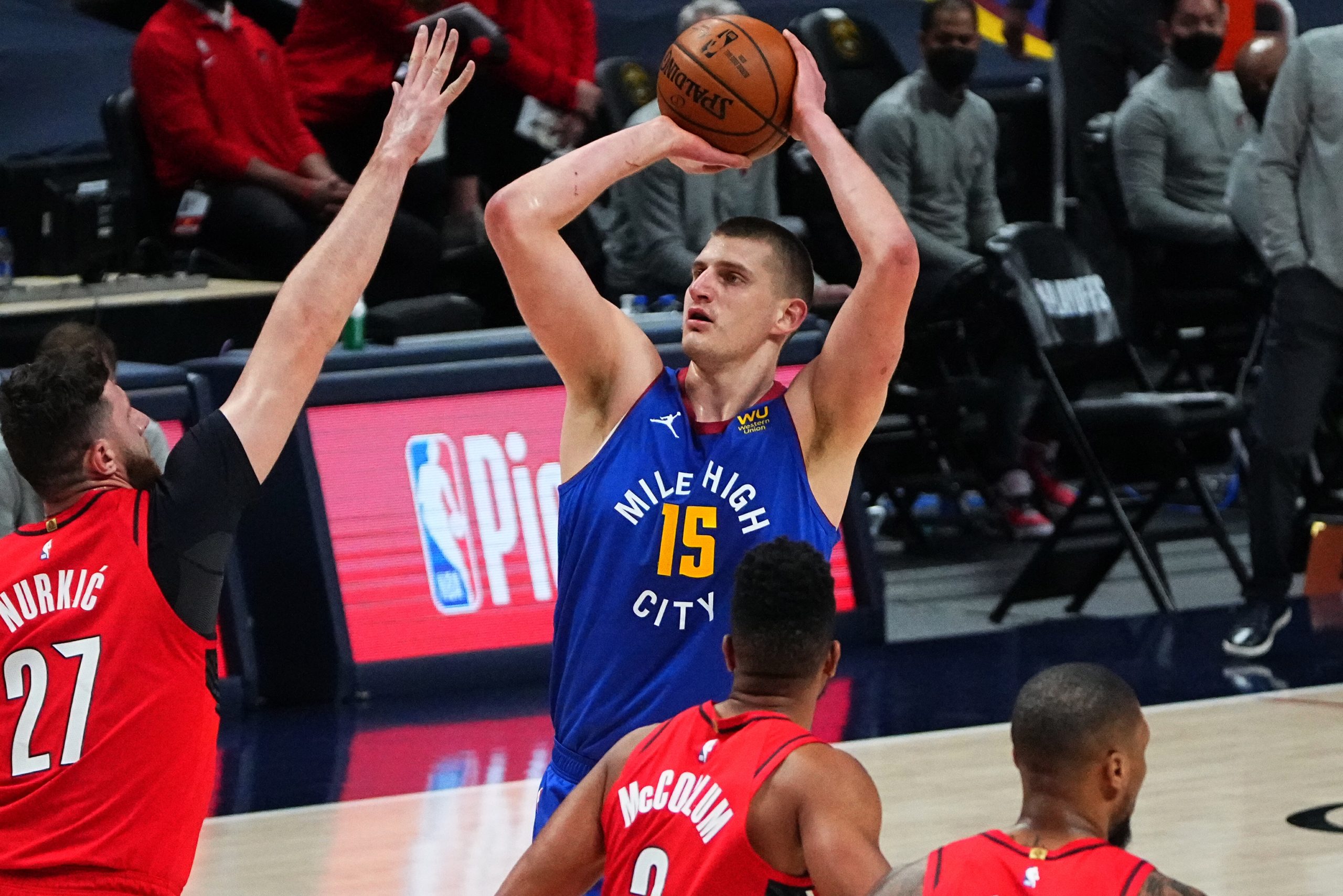 NBA: Portland Trail Blazers at Denver Nuggets