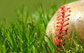 baseball red stitches
