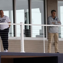 Brian Cashman and Hal Steinbrenner