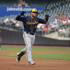 MLB: Game Two-Milwaukee Brewers at New York Mets