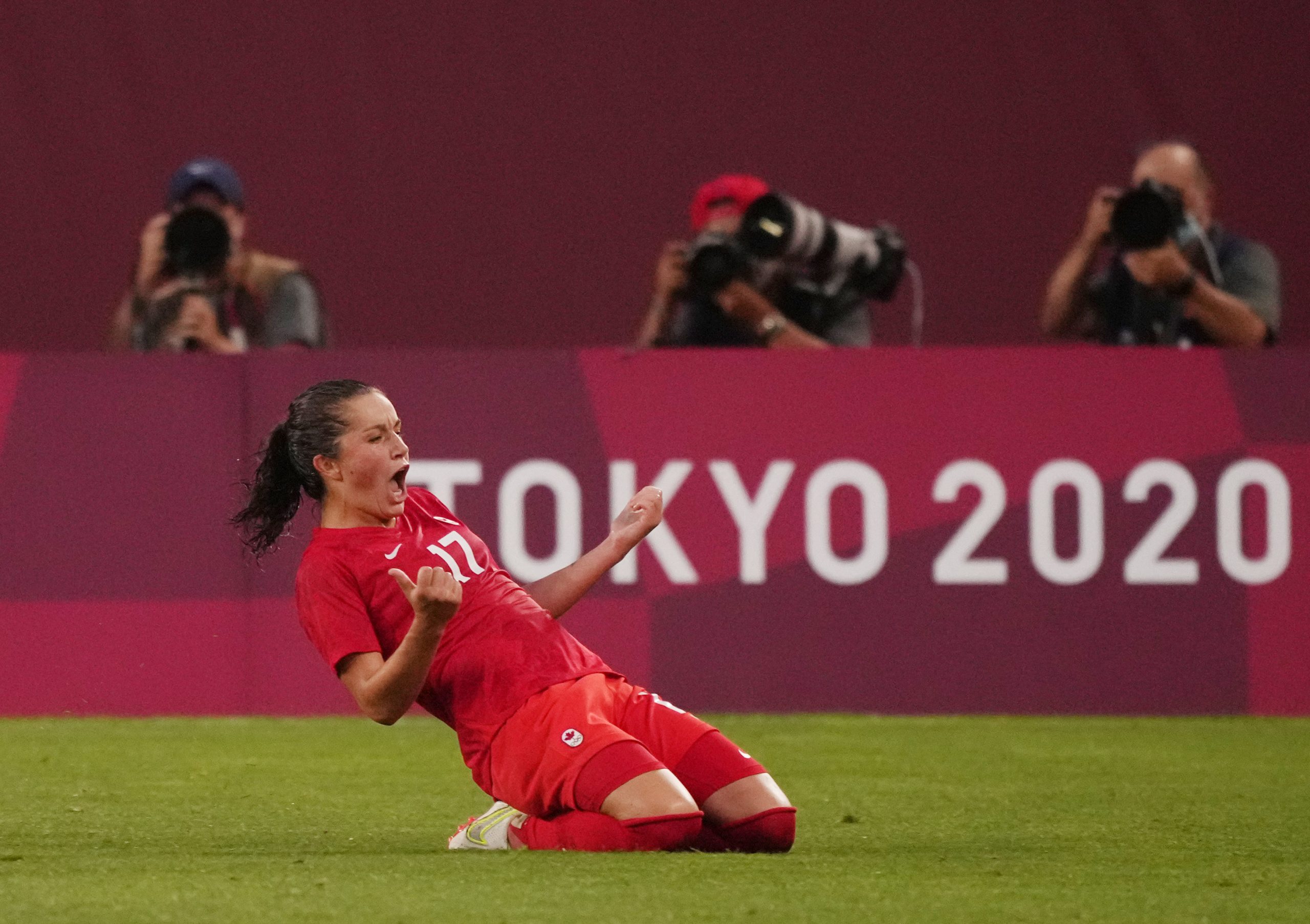 Olympics: Football-Women Semifinal - USA-CAN