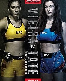 UFC Fight Night: Vieira vs Tate Fighter Salaries & Incentive Pay