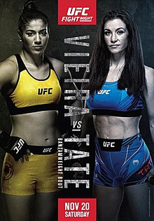 UFC Fight Night: Vieira vs Tate Fighter Salaries & Incentive Pay