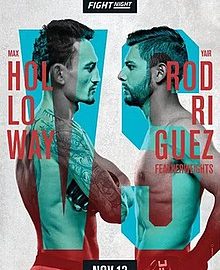 UFC Fight Night: Holloway vs Rodriguez Fighter Salaries & Incentive Pay