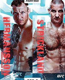 UFC Fight Night: Hermansson vs Strickland Fighter Salaries & Incentive Pay