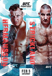 UFC Fight Night: Hermansson vs Strickland Fighter Salaries & Incentive Pay