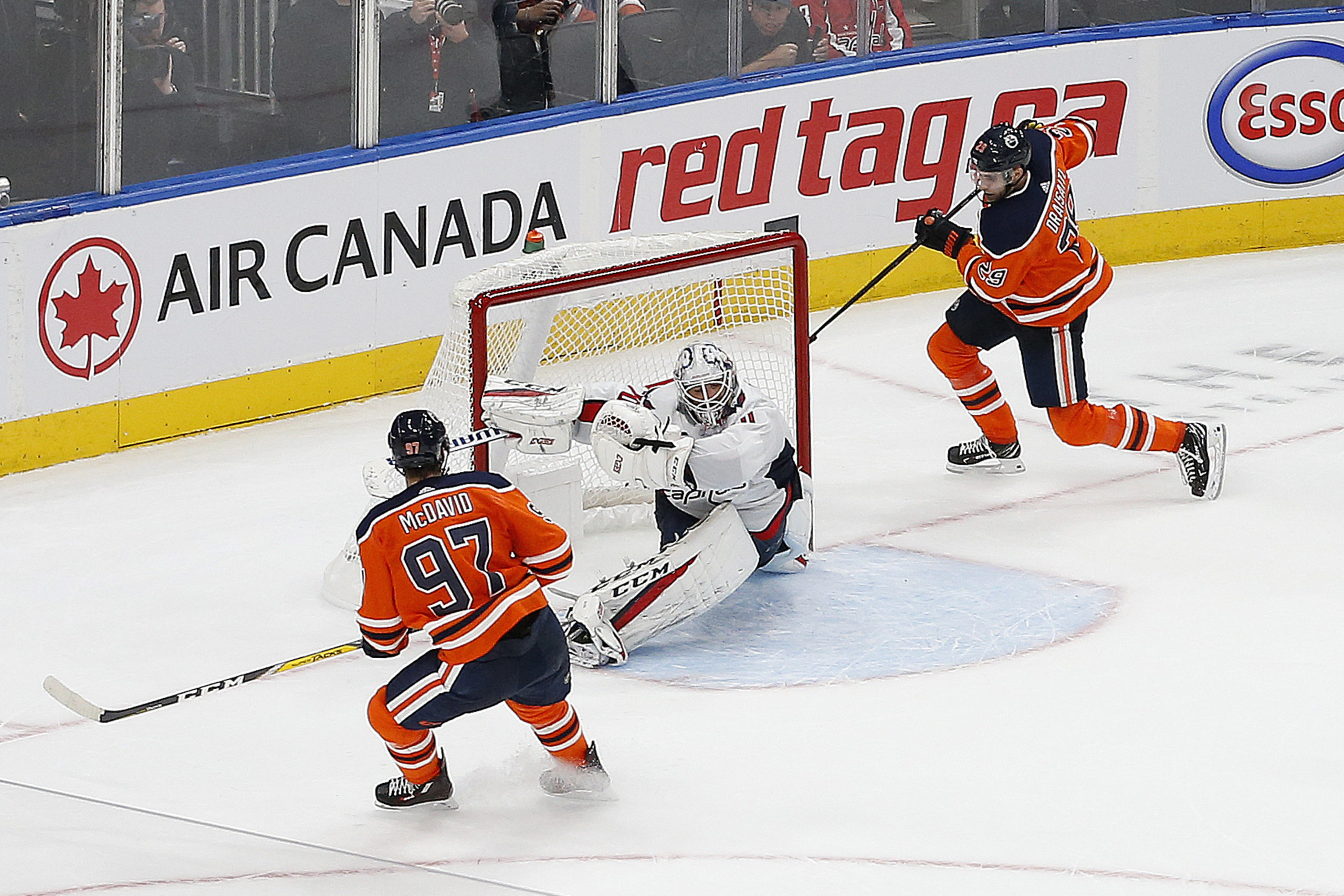NHL: Washington Capitals at Edmonton Oilers