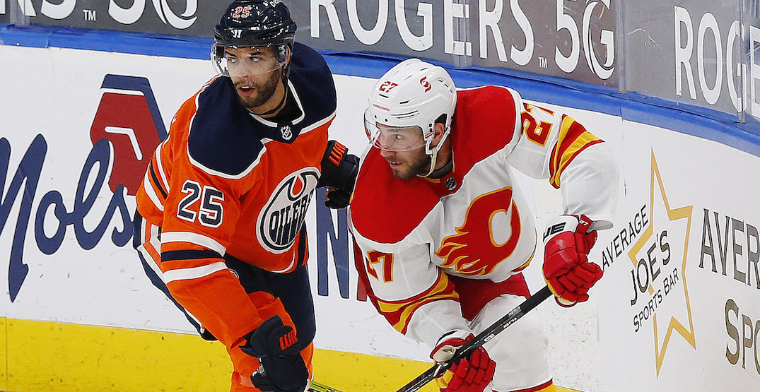 NHL: Calgary Flames at Edmonton Oilers
