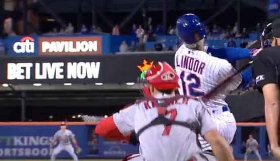 Lindor Strikes Out