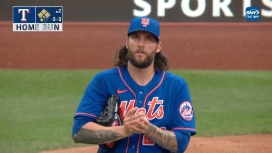 Trevor Williams Rubs Up Baseball