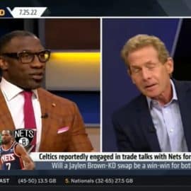 Watch Shannon Sharpe debate Skip Bayless on Kevin Durant trade