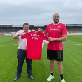tyson fury morecambe fc