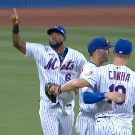 Outfield Celebration