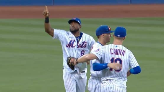 Outfield Celebration