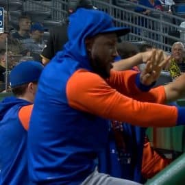 Starling Marte Four Fingers