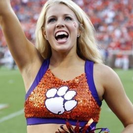 clemson cheerleader