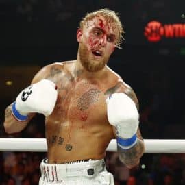 Jake Paul Boxing Bloody Face