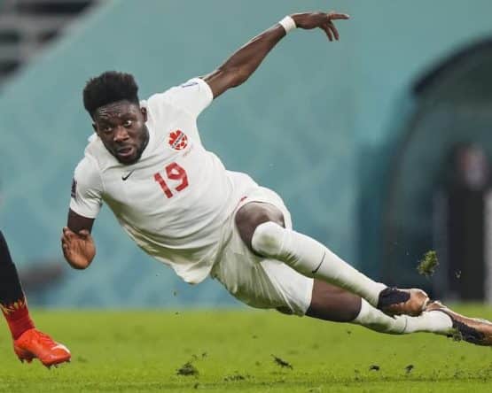 Canada World Cup vs Belgium - Alphonso Davies