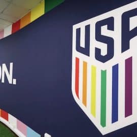 USMNT Adds Rainbow Crest To Show Support To LGBTQ+ Community At World CupUSMNT Adds Rainbow Crest To Show Support To LGBTQ+ Community At World Cup