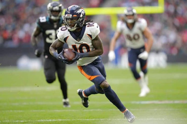 Jerry Jeudy Avoids Serious Ankle Injury