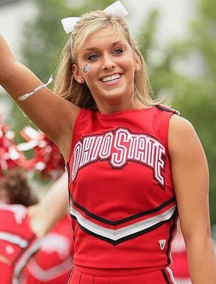 ohio state buckeyes cheerleader 3