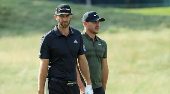 Dustin Johnson and Brooks Kopeka Golf