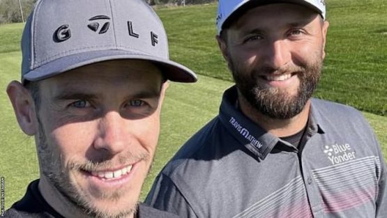 Jon Rahm and Gareth Bale Golf