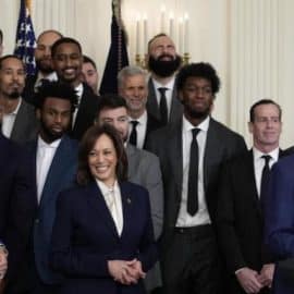 Watch: Joe Biden Forgets Klay Thompson's Name at White House Visit