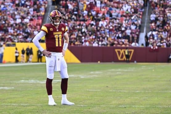 Carson Wentz on the Washington Commanders.