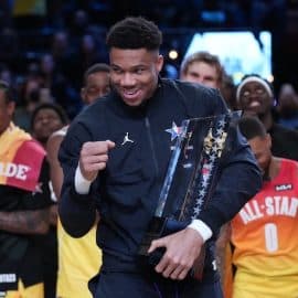 Giannis Antetokounmpo Out With Sprained Ligament In Right Wrist.