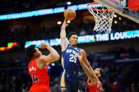 New Orleans Pelicans guard Trey Murphy III.