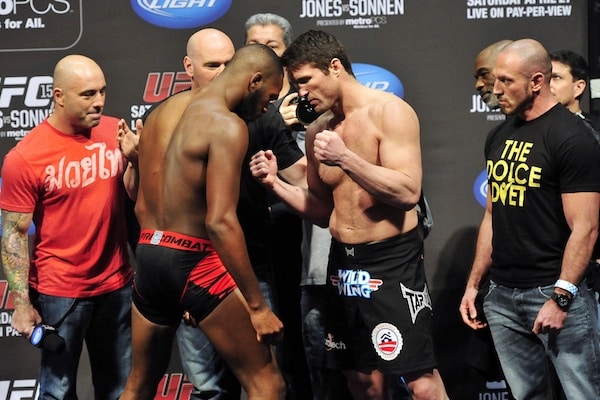 MMA: UFC 159-Jones vs Sonnen-Weigh-In