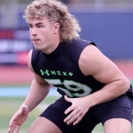 WATCH- 5-Star Recruit Sammy Brown Squat 545 lbs Four Times