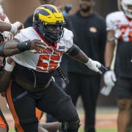 michigan gootball recruiting blue chip OL (1)