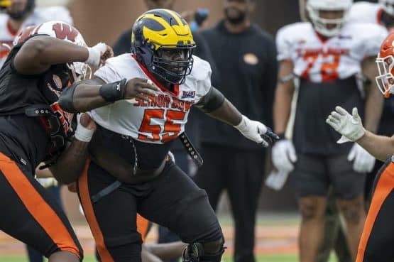 michigan gootball recruiting blue chip OL (1)