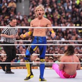 Logan Paul flexes.