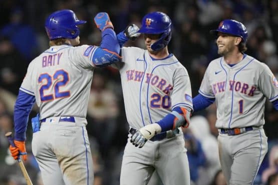 Brett Baty, Pete Alonso, Jeff McNeil, New York Mets