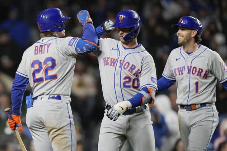Brett Baty, Pete Alonso, Jeff McNeil, New York Mets