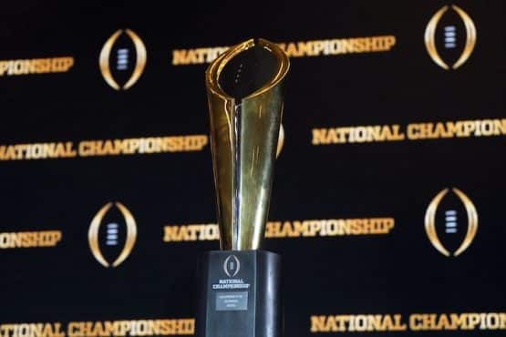 College Football Playoff trophy