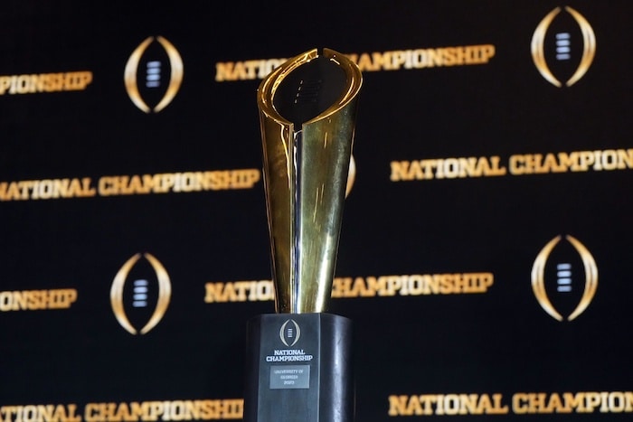 College Football Playoff trophy