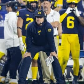 jim harbaugh mows own grass (1)